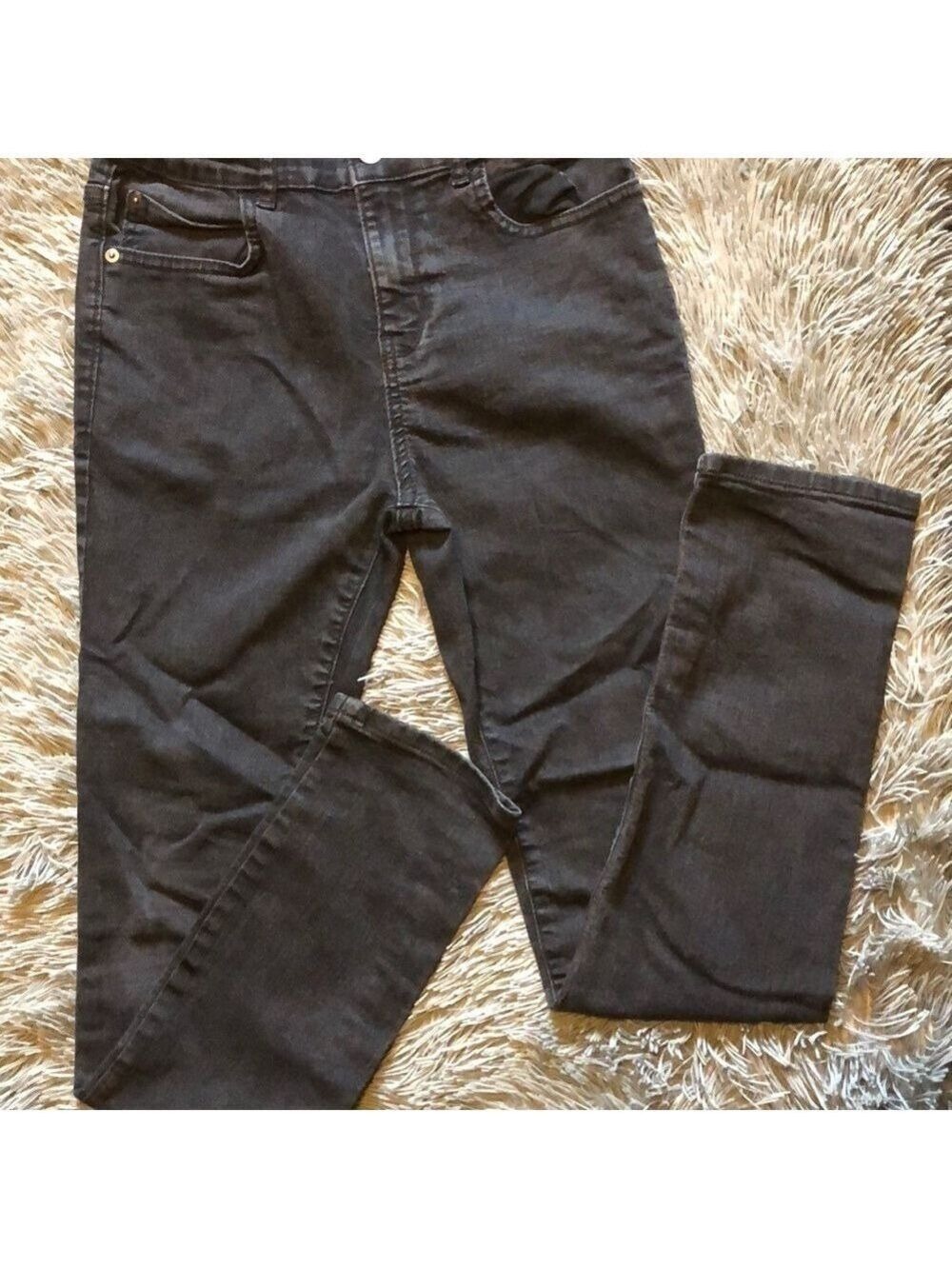 The Children's Place Super Skinny Faded Black Jeans